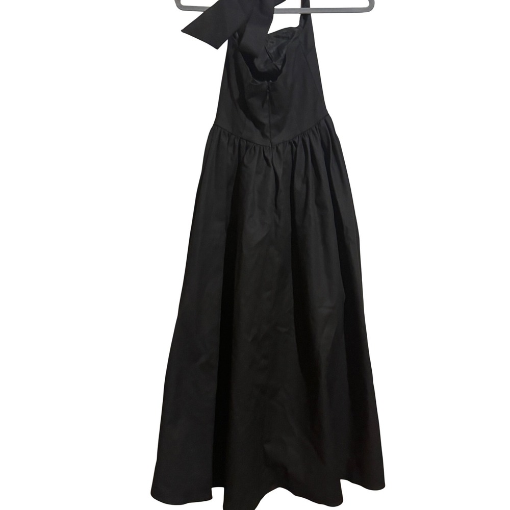 Showpo Black Halter Neck Corset Basque Waist Midi Dress size 2  milkmaid Goth - Picture 5 of 11